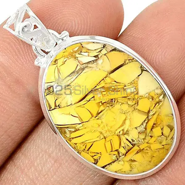Brecciated Mookaite Gemstone Pendants In 925 Solid Silver Jewelry 925SP169_3