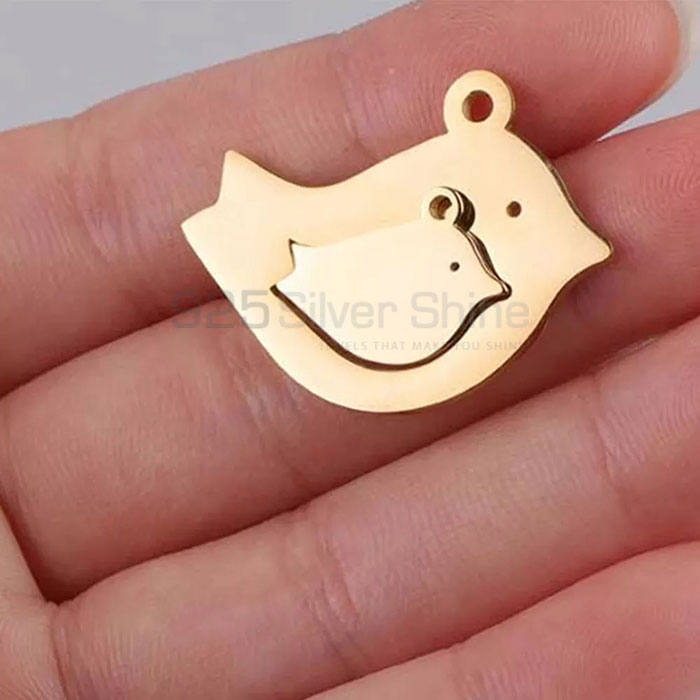 Bird Pendant, Animal Minimalist Pendant In 925 Sterling Silver AMP272_1