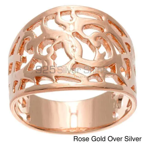 Plain 925 Solid Silver Rings Jewelry 925SR2715_0