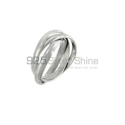 Plain 925 Sterling Silver Rings Jewelry 925SR2649