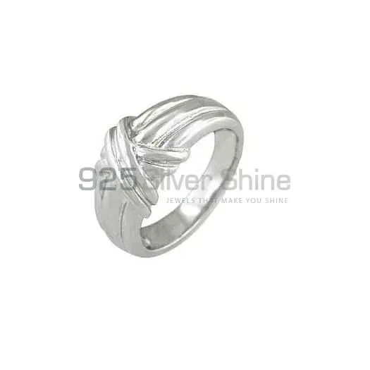 Plain Silver Rings Jewelry 925SR2682_0