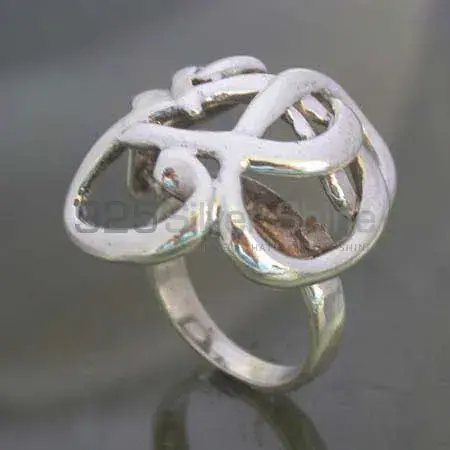 Plain Solid Sterling Silver Rings Jewelry 925SR2490_0