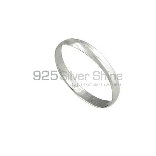 Plain Solid Sterling Silver Rings Jewelry 925SR2685_0
