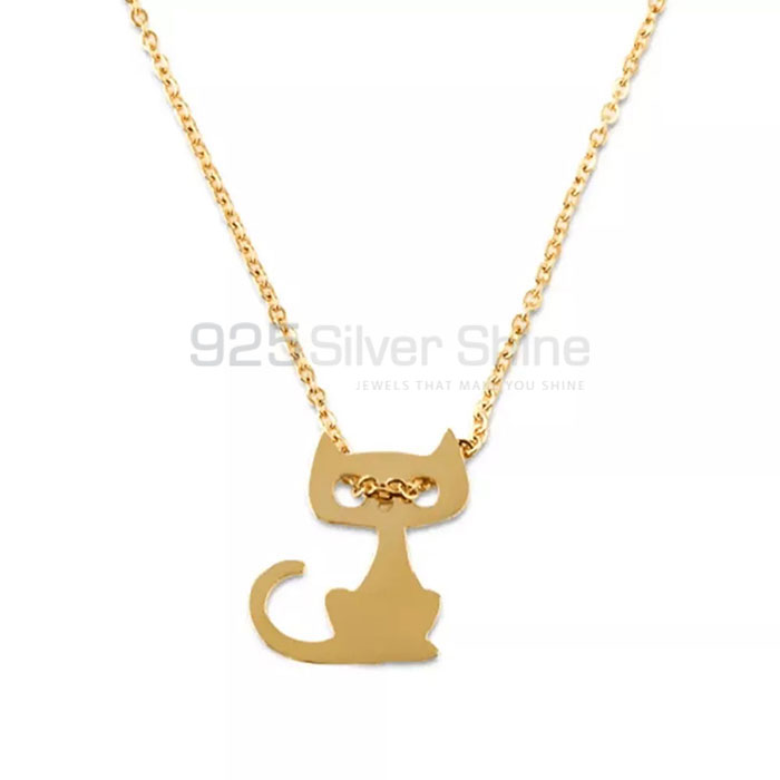 Bunny Rabbit Necklace, Animal Minimalist Necklace In 925 Sterling Silver AMN185
