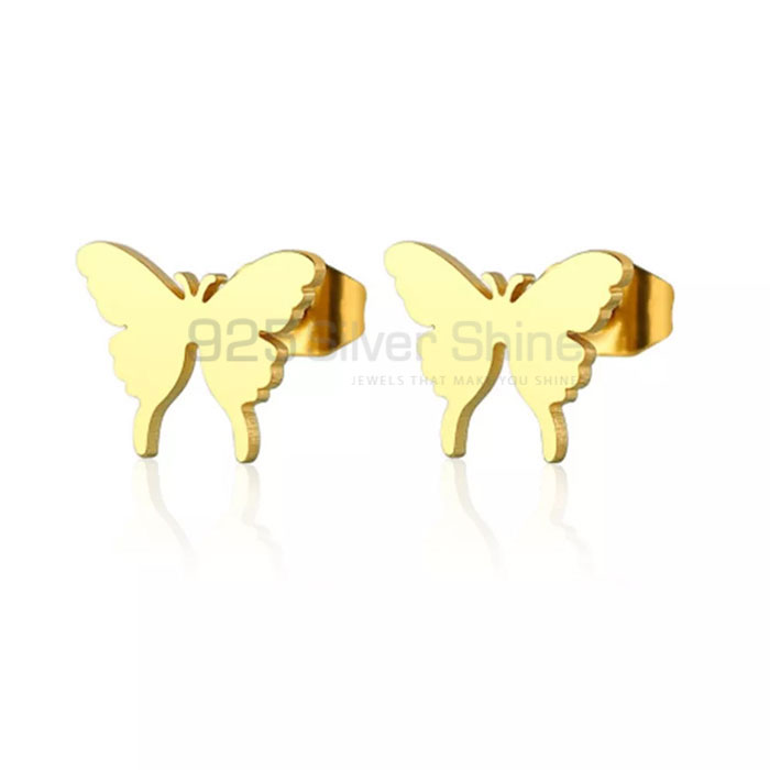 Butterfly Earring, Animal Minimalist Earring In 925 Sterling Silver AME77
