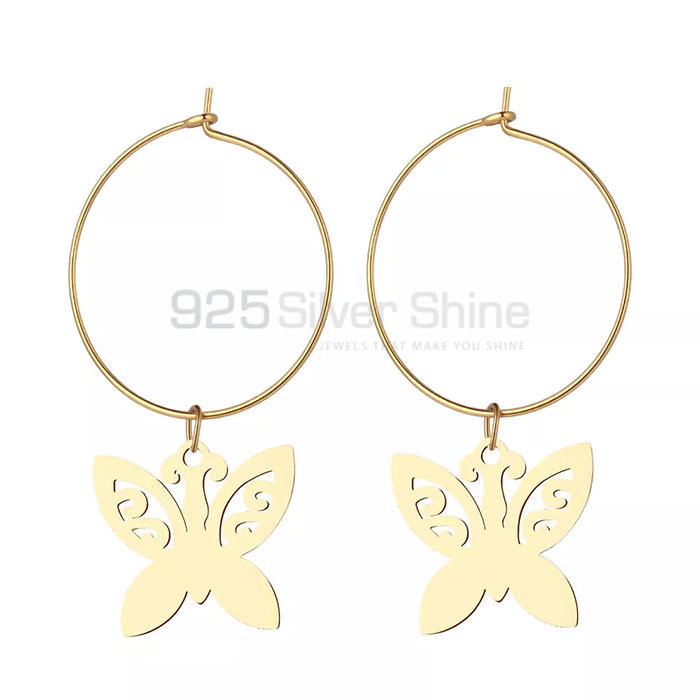 Butterfly Earring, Animal Minimalist Earring In 925 Sterling Silver Jewelry AME37