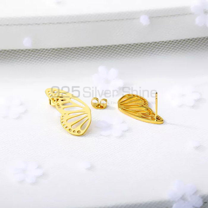 Butterfly Earring, Handmade Animal Minimalist Earring In 925 Sterling Silver AME72_0