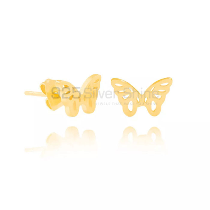 Butterfly Earring, Top Collection Animal Minimalist Earring In 925 Sterling Silver AME76