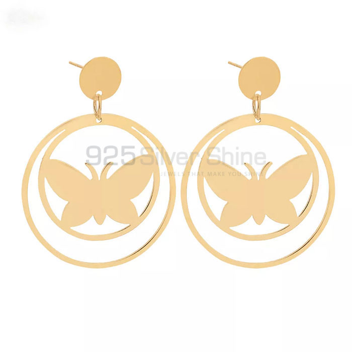 Butterfly Earring, Top Collection Animal Minimalist Earring In 925 Sterling Silver Jewelry AME33