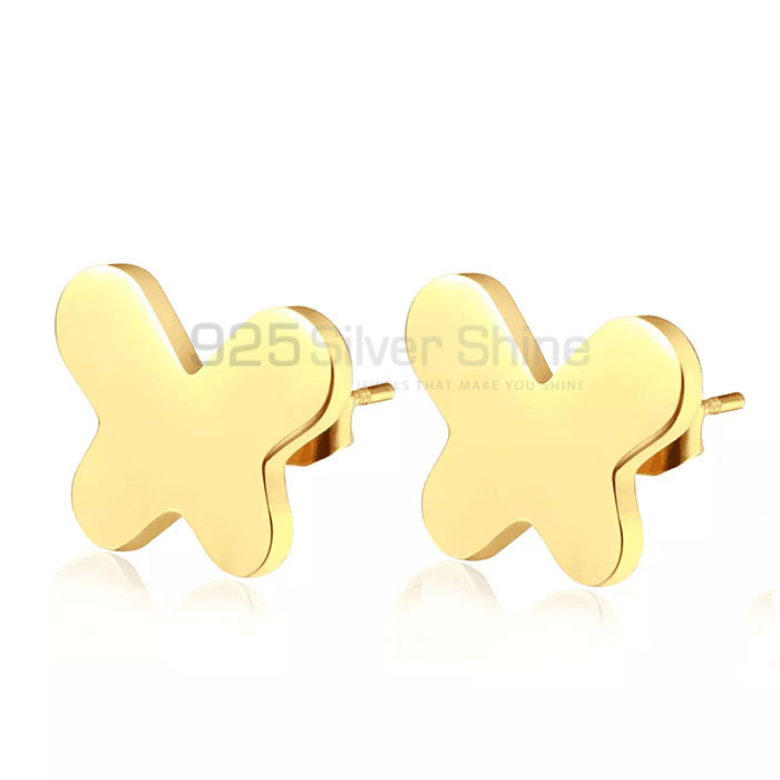 Butterfly Earring, Top Quality Animal Minimalist Handmade Earring In 925 Sterling Silver AME66
