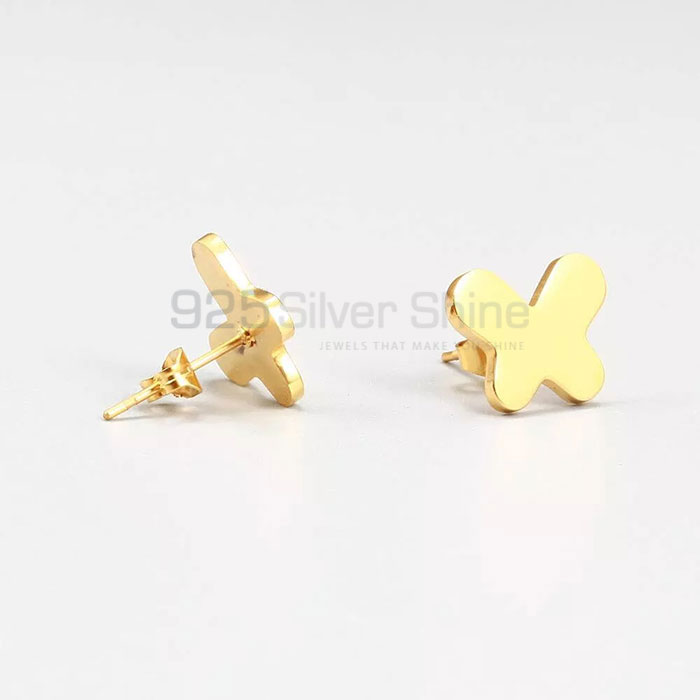 Butterfly Earring, Top Quality Animal Minimalist Handmade Earring In 925 Sterling Silver AME66_1