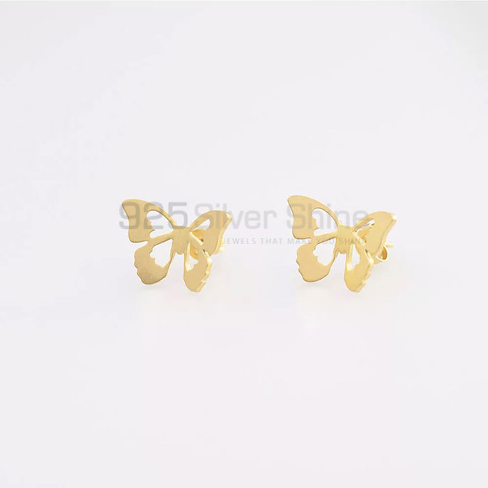 Butterfly Earring, Animal Minimalist Earring In 925 Sterling Silver AME92