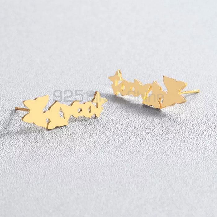 Butterfly Earring, Wide Rang Animal Minimalist Handmade Earring In 925 Sterling Silver AME78