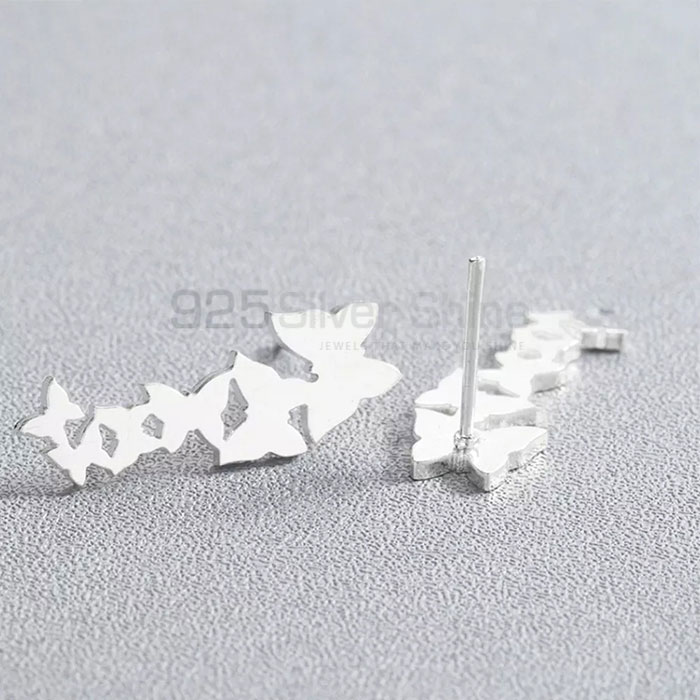 Butterfly Earring, Animal Minimalist Handmade Earring In 925 Sterling Silver AME78_1