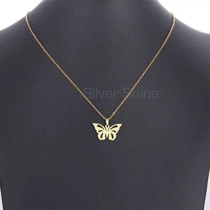 Butterfly Necklace, Animal Minimalist Necklace In 925 Sterling Silver AMN120_1