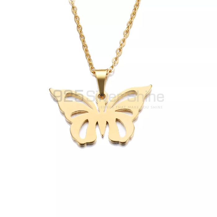 Butterfly Necklace, Animal Minimalist Necklace In 925 Sterling Silver AMN120_2