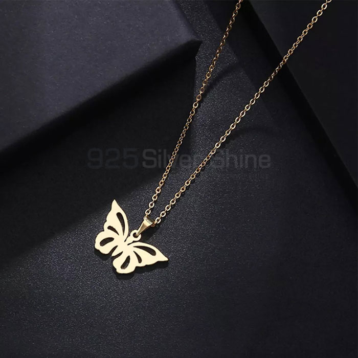 Butterfly Necklace, Best Design Animal Minimalist Necklace In 925 Sterling Silver AMN120_4