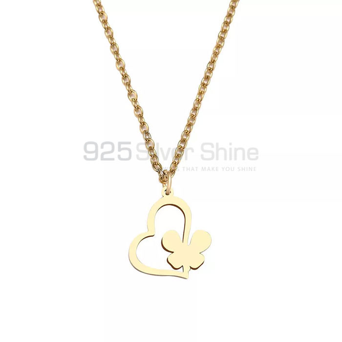 Butterfly Necklace, Animal Minimalist Necklace In 925 Sterling Silver Jewelry AMN107_0
