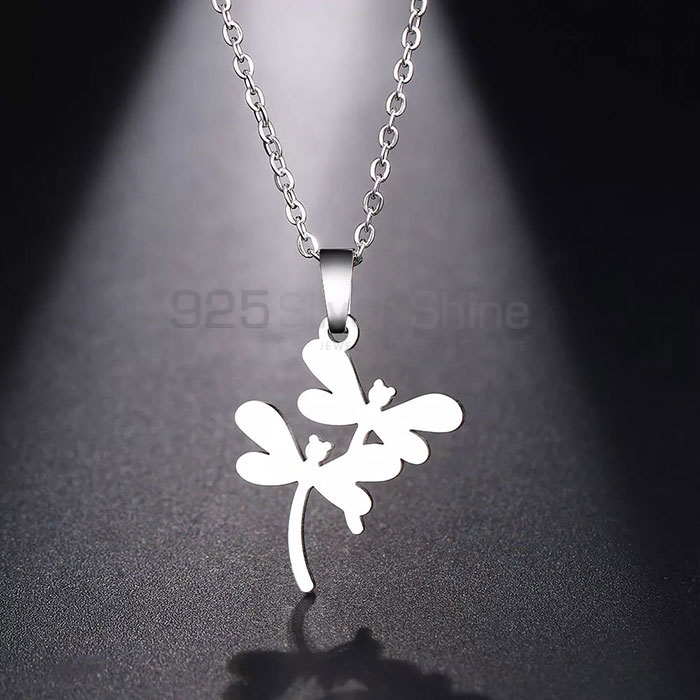 Butterfly Necklace, Top Collection Animal Minimalist Necklace In 925 Sterling Silver AMN189