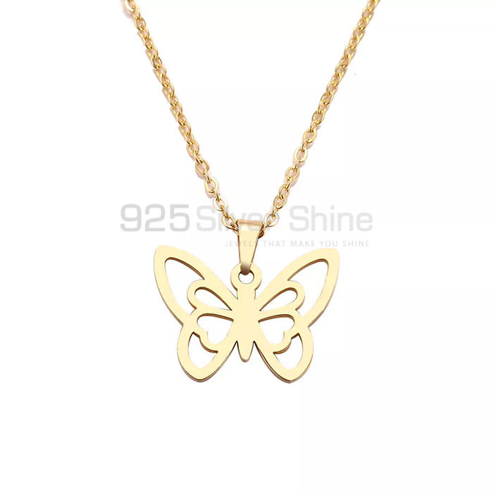 Butterfly Necklace, Top Selections Animal Minimalist Necklace In 925 Sterling Silver AMN197
