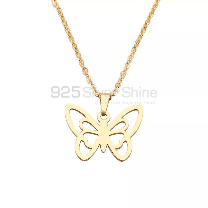 Butterfly Necklace, Animal Minimalist Necklace In 925 Sterling Silver AMN197