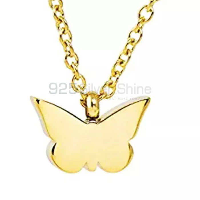Butterfly Pendant, Animal Minimalist Pendant In 925 Sterling Silver AMP293