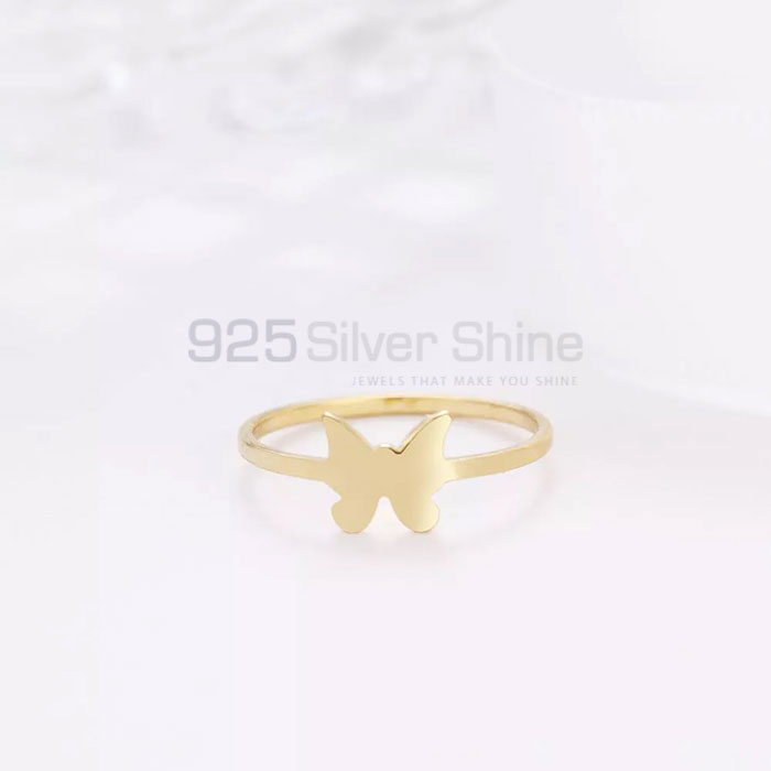 Butterfly Ring, Animal Minimalist Rings In 925 Sterling Silver AMR306_0