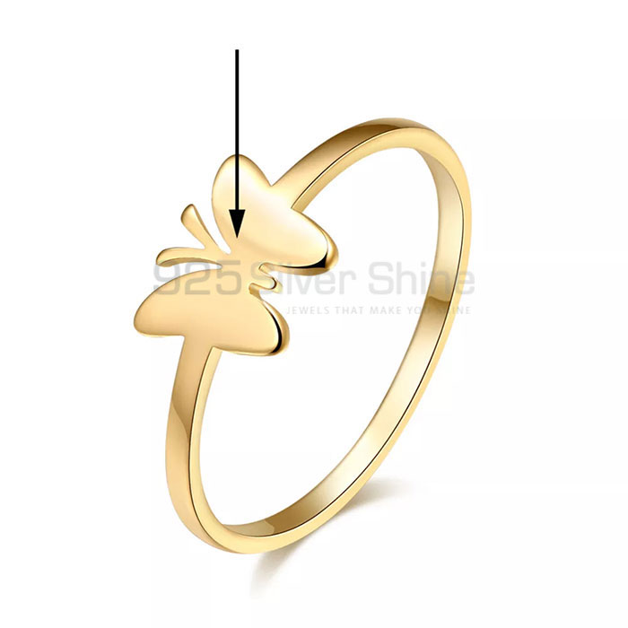 Butterfly Ring, Top Quality Animal Minimalist Rings In 925 Sterling Silver AMR311_2