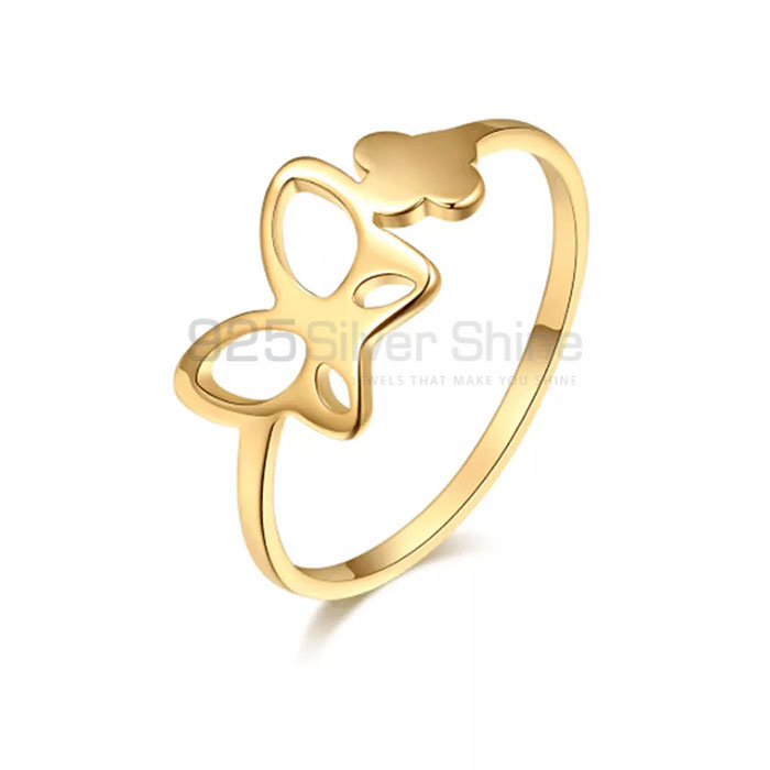 Butterfly Ring, Animal Minimalist Rings In 925 Sterling Silver AMR300