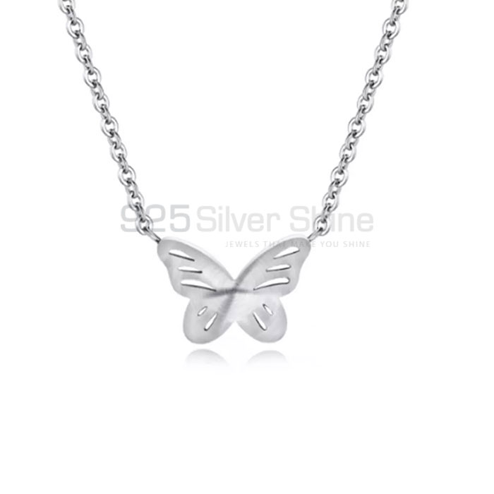 Butterfly Necklace, Latest Animal Minimalist Necklace In 925 Sterling Silver AMN235
