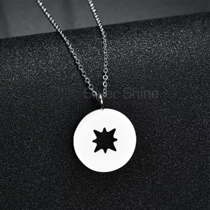 Butterfly Star Minimalist Necklace In Sterling Silver STMN514