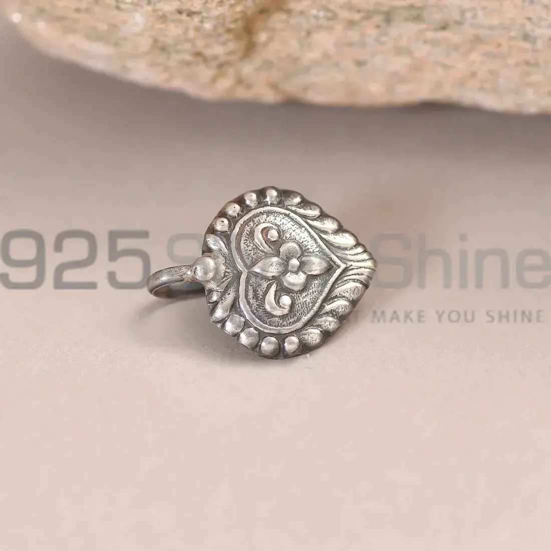 Buy Online 925 Sterling Silver Nose Pin 925NP01_0