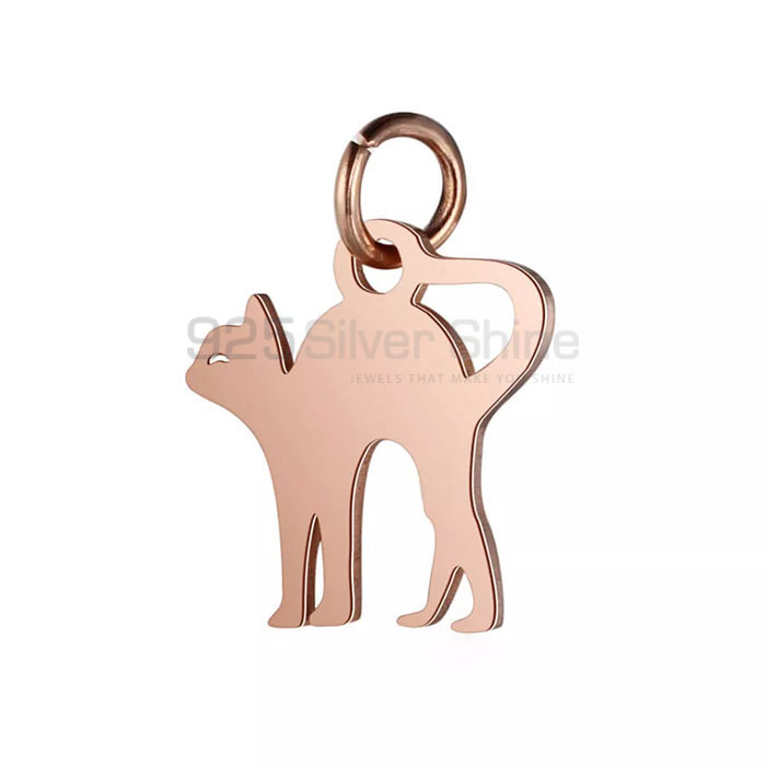 Cat Pendant, Animal Minimalist Pendant In 925 Sterling Silver AMP282_1