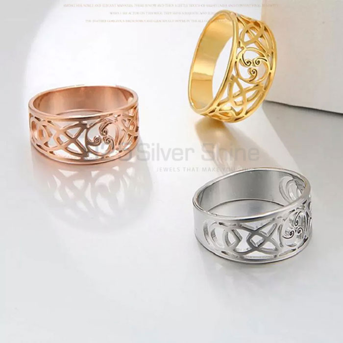 Celtic Triple Spiral Triskele Ring In Sterling Silver SMMR582_1