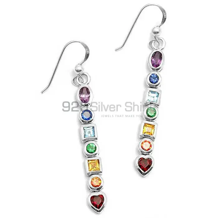 Chakra Balancing Earring With 925 Sterling Silver Jewelry SSCE130