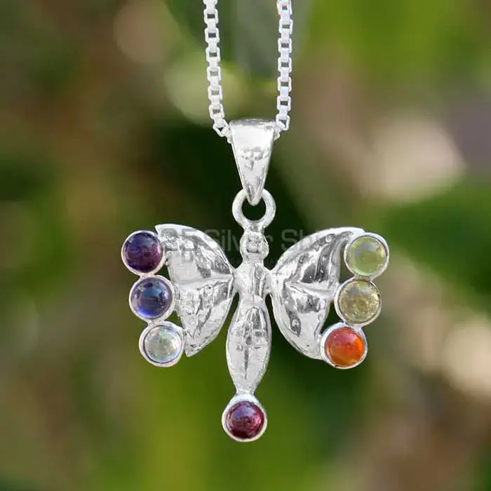 Chakra Balancing Jewelry With Solid Silver Pendant SSCP109