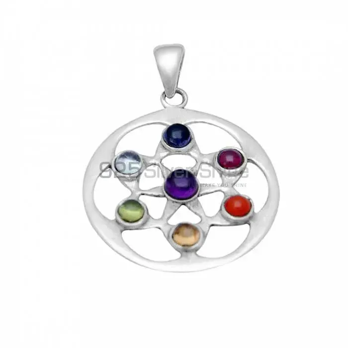 Chakra Balancing Pendant With Sterling Silver SSCP105_0
