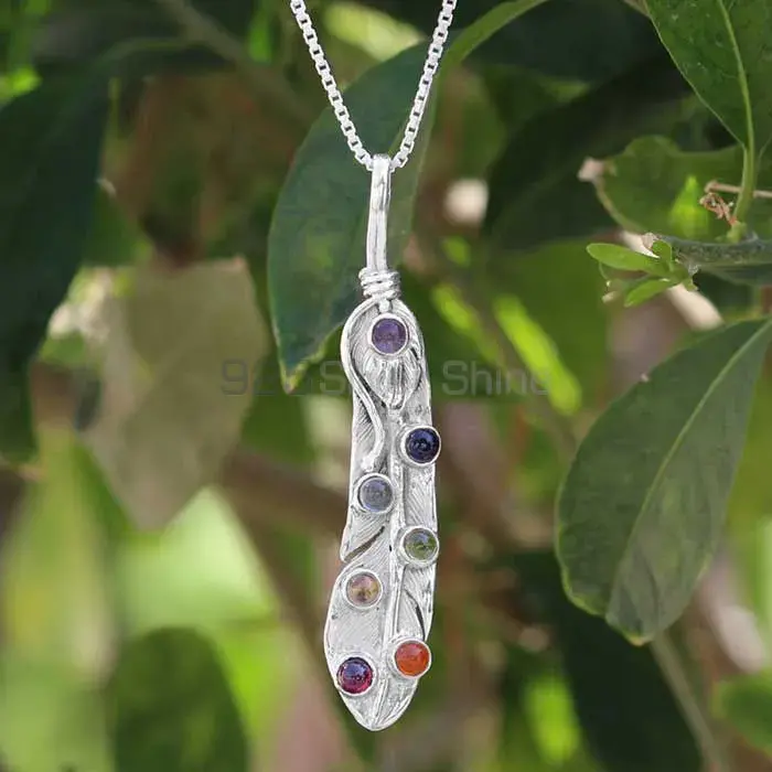 Chakra Handmade Pendant With Sterling Silver Jewelry SSCP125