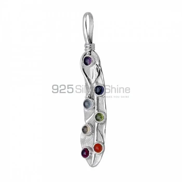 Chakra Handmade Pendant With Sterling Silver Jewelry SSCP125_0