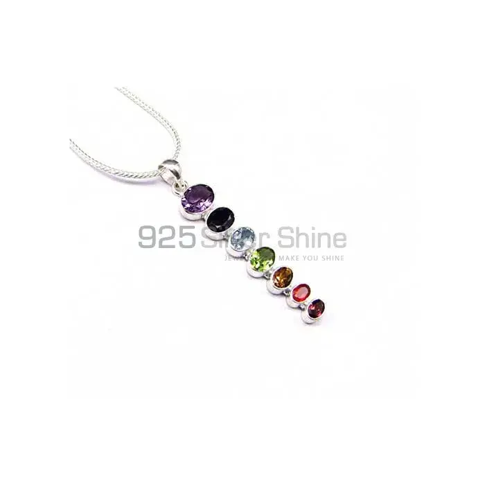 Chakra Pendant With Sterling Silver SSCP143