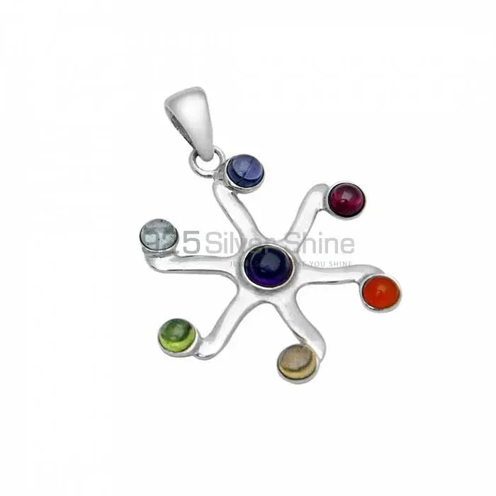 Chakra Pendant Jewelry With Sterling Silver For Balancing SSCP103_0