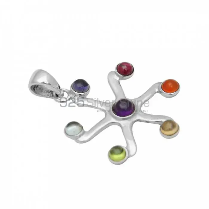 Chakra Pendant Jewelry With Sterling Silver For Balancing SSCP103_1