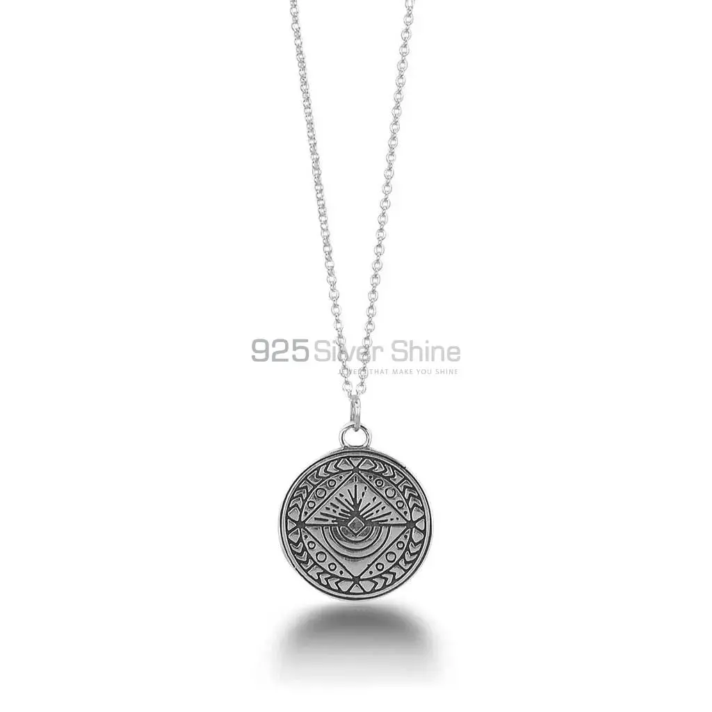 Chakra Symbol Mandala Pendant Jewelry 925MN137