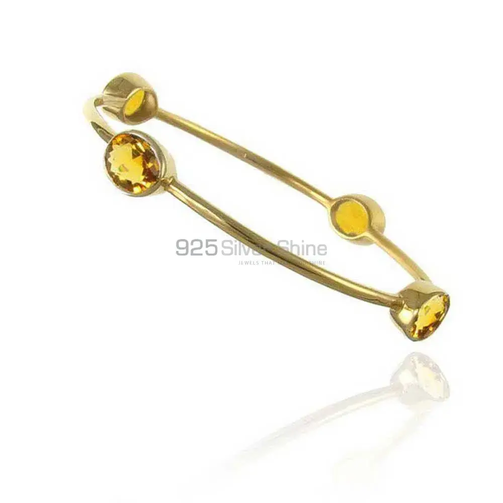 Citrine Gemstone Bracelet In Solid 925 Sterling Silver Jewelry 925SSB84