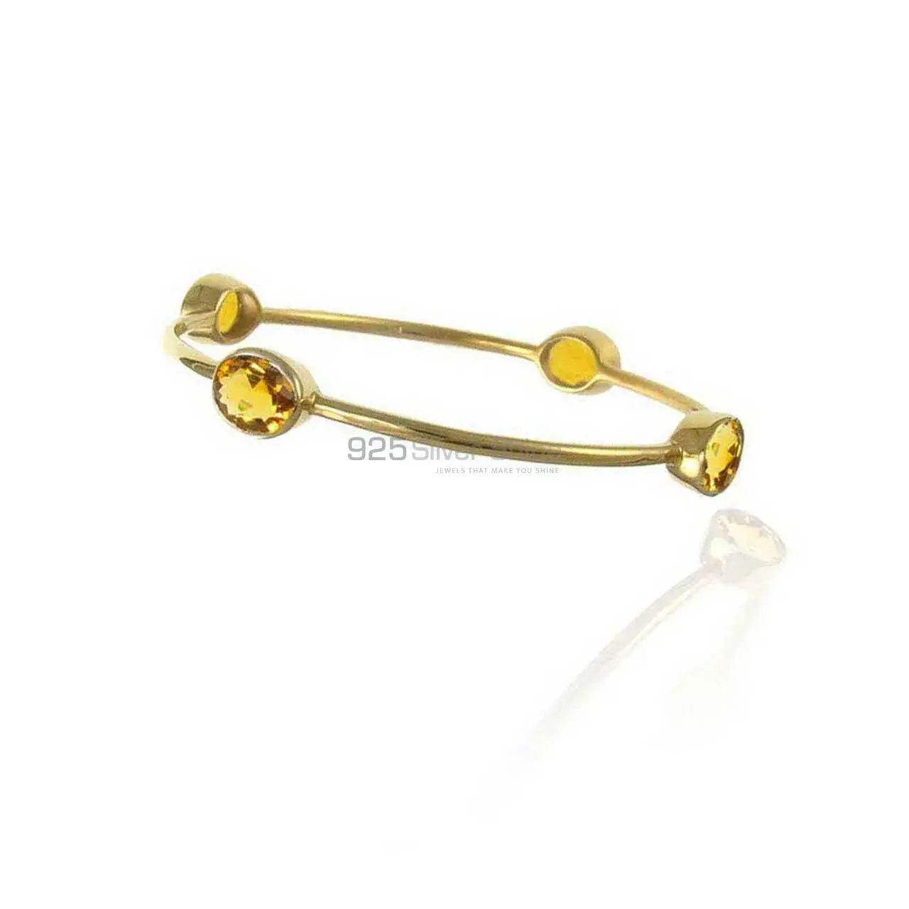 Citrine Gemstone Bracelet In Solid 925 Sterling Silver Jewelry 925SSB84_0