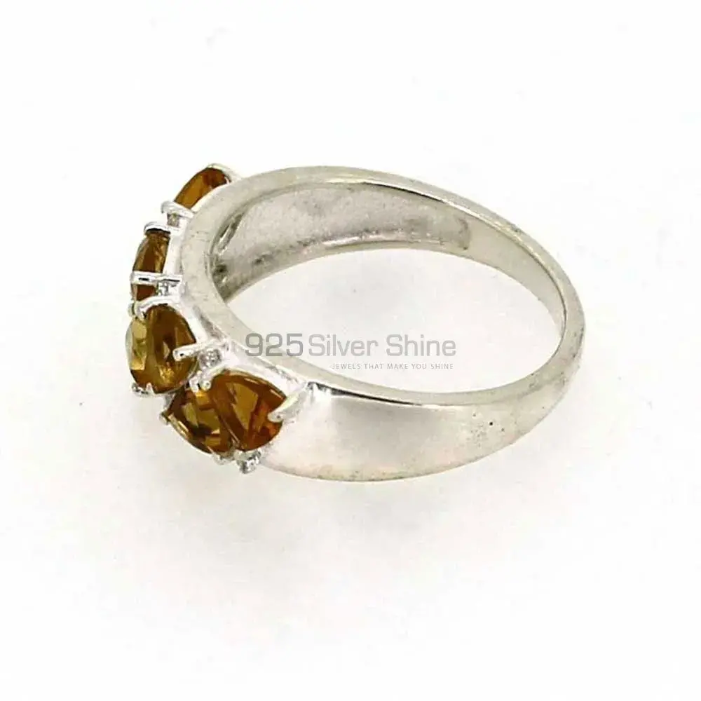 Citrine Gemstone Handmade Ring In 925 Silver 925SR011_1