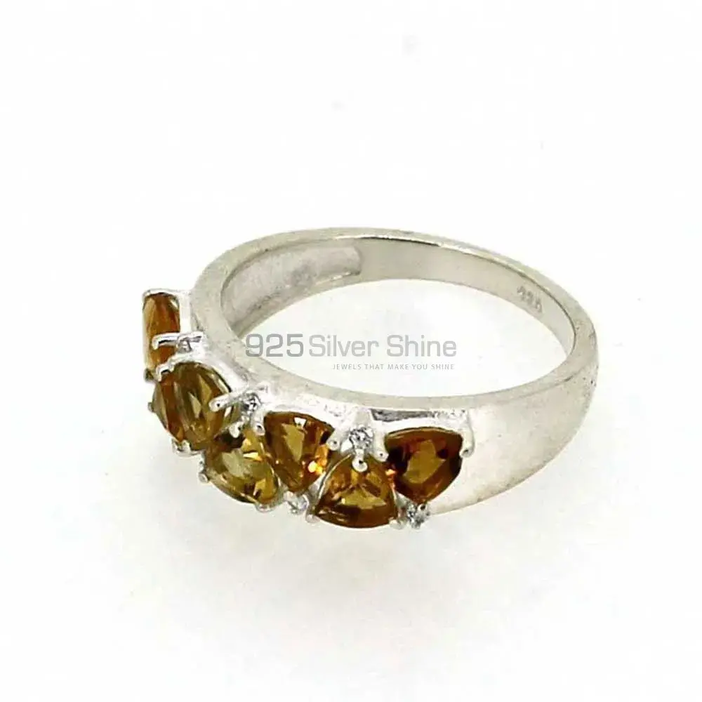 Citrine Gemstone Handmade Ring In 925 Silver 925SR011_3