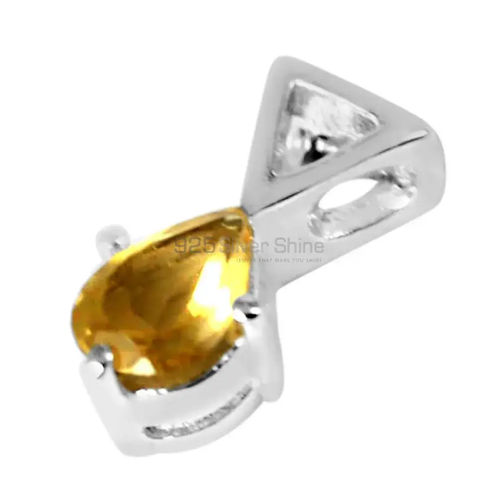 Citrine Gemstone Top Quality Pendants In Solid Sterling Silver Jewelry 925SP249-4_0
