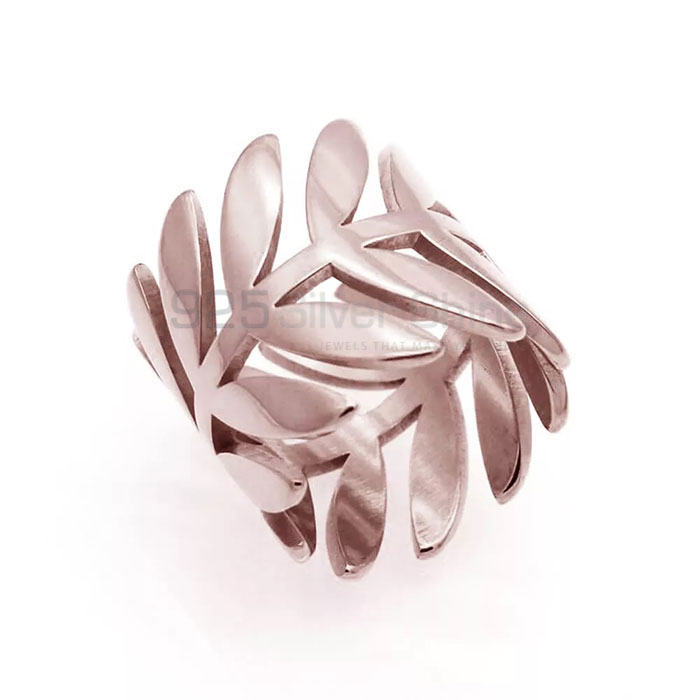 Classic Gorgeous Tale Delicate Leaf Branch Ring In Sterling Silver FWMR243_0
