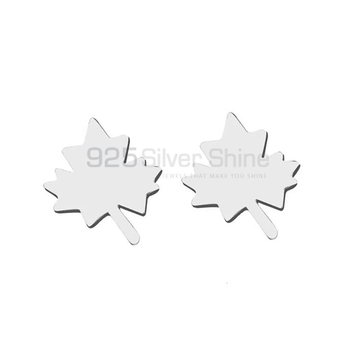 Clover Minimalist Stud Earring In 925 Sterling Silver CFME31